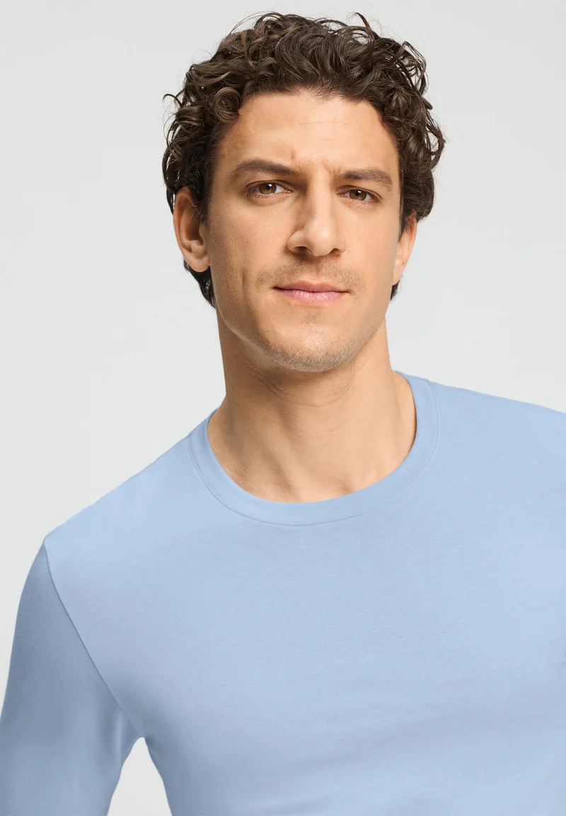 Living Shirts L/SLV Shirt | cashmere blue 075053-072587