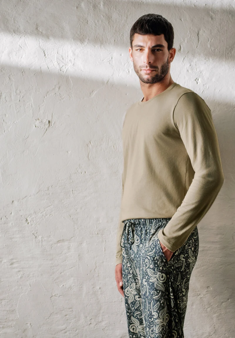 Living Shirts L/SLV Shirt | wooly beige 075053-072848