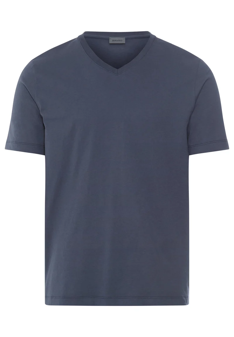 Living Shirts S/SLV Shirt V-Neck | stormy gray 075051-072139