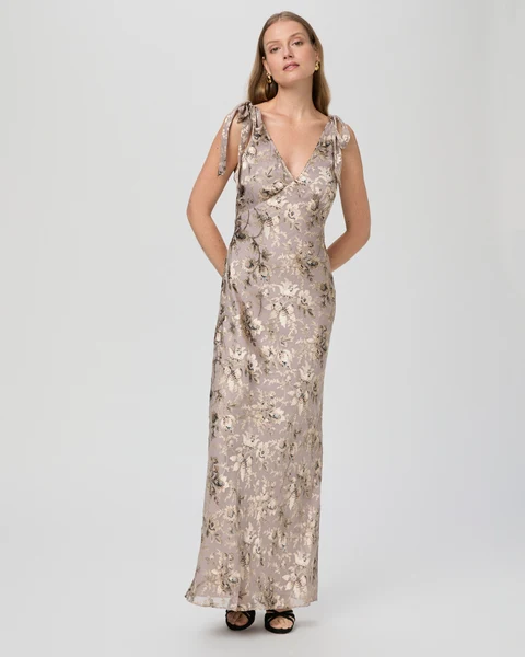 Vialla Dress Pewter Multi