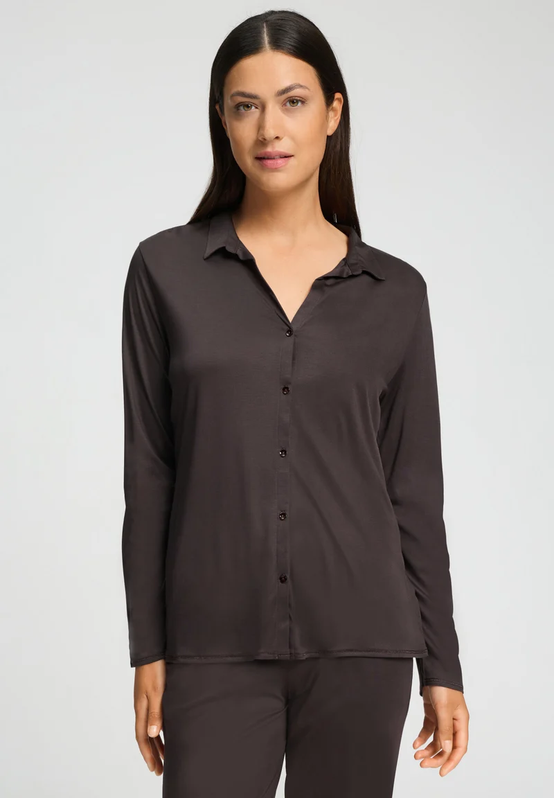 Grand Central L/SLV Shirt | dark mocha 077305-072185
