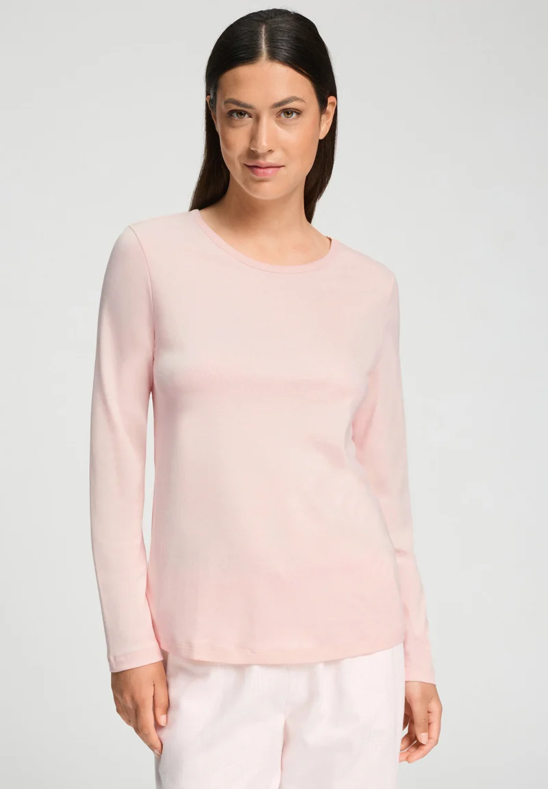 Loungy Nights L/SLV Shirt | rosewater 076491-072111