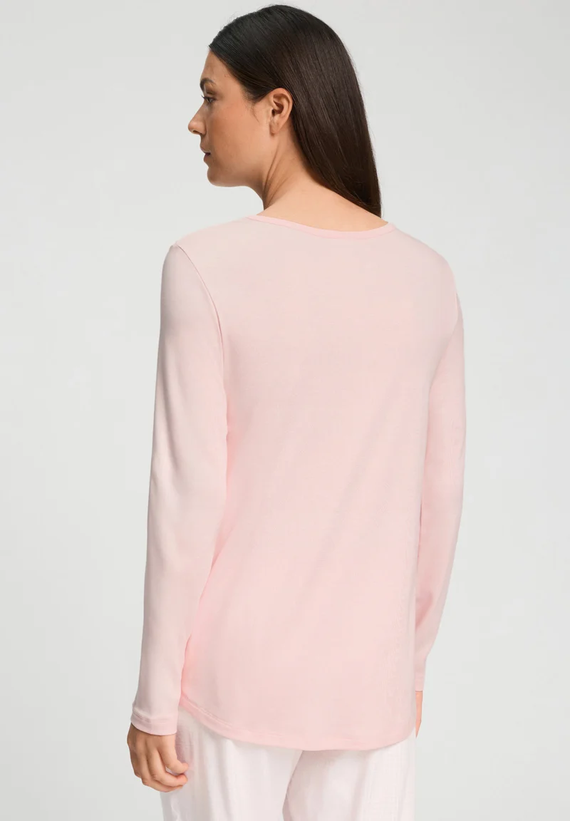 Loungy Nights L/SLV Shirt | rosewater 076491-072111