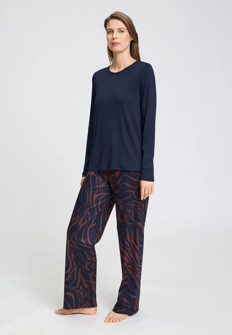 Loungy Nights L/SLV Shirt | deep navy 076491-071610