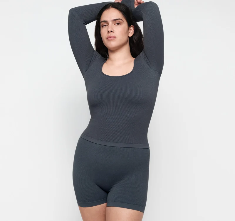 Seamless Waffle Shorts