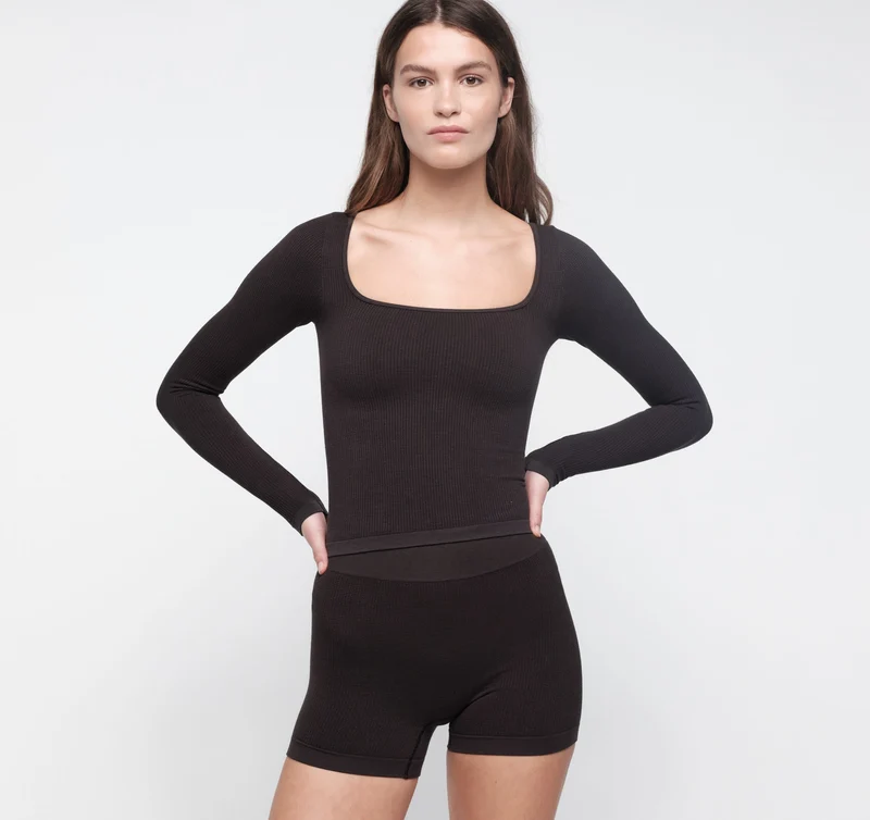 Seamless Waffle Shorts