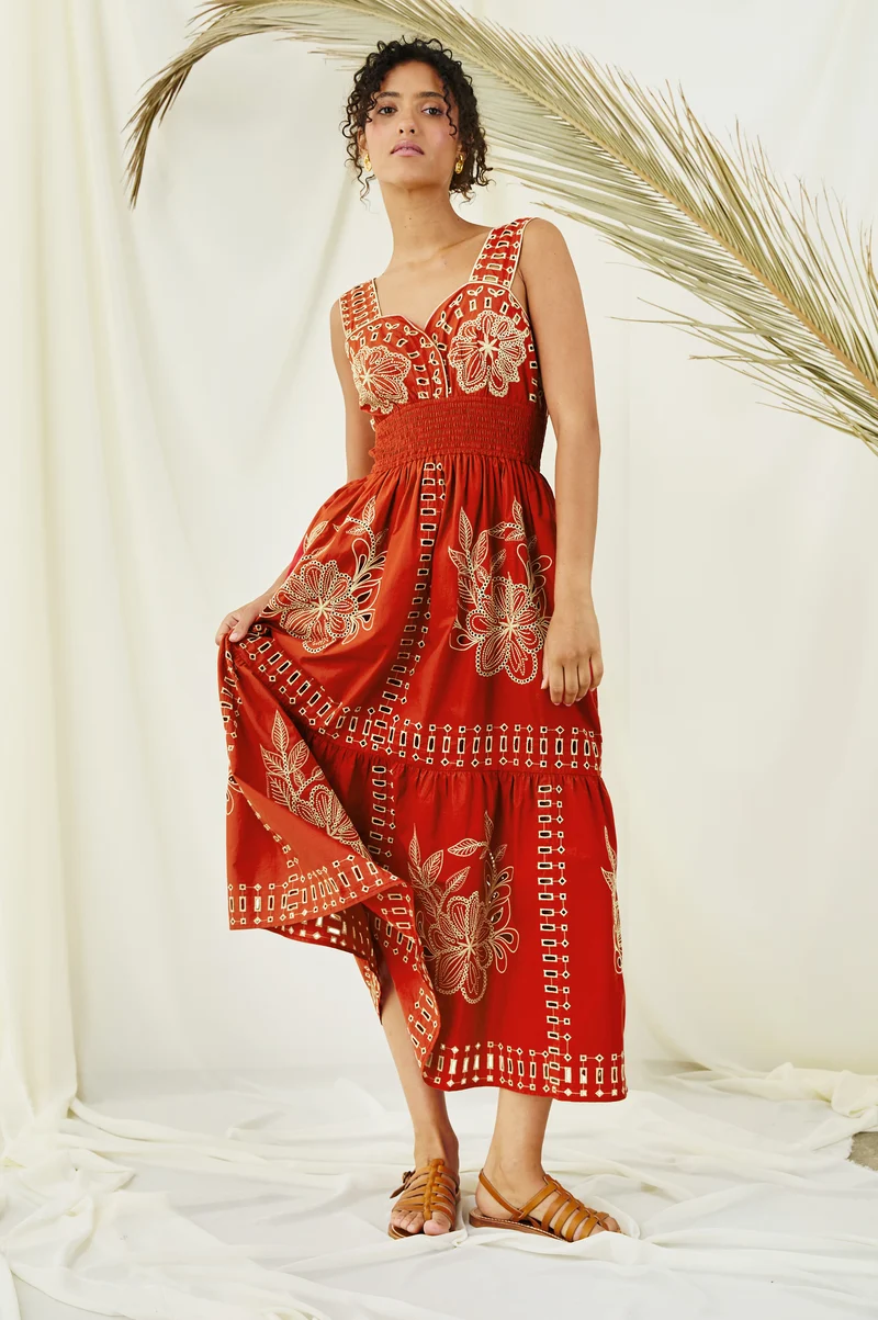 Fawn Terracotta Dress