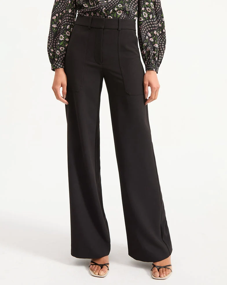 Cole Wide Legged Pant Black