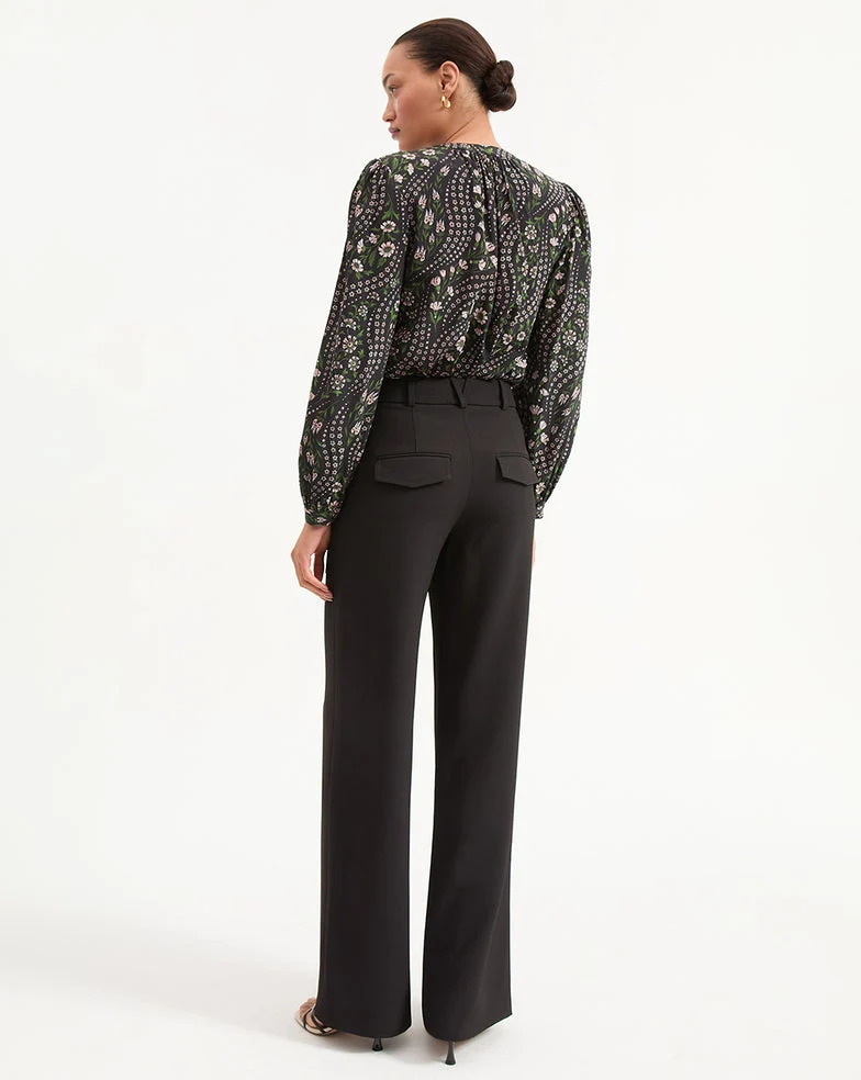 Cole Wide Legged Pant Black