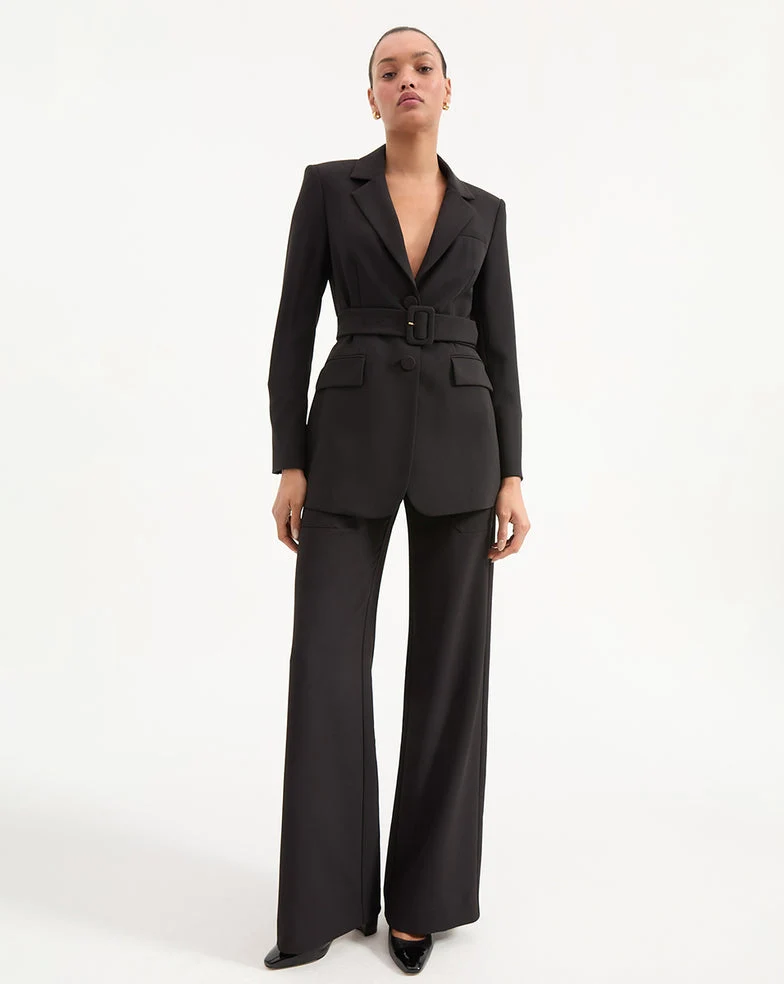Cole Wide Legged Pant Black