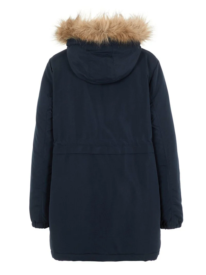 Mamalicious Vente Parka-Jacke – Jessa – Marineblauer Blazer