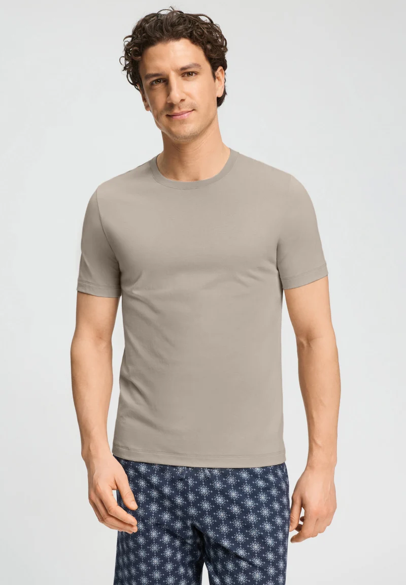 Living Shirts S/SLV Shirt | wooly beige 075050-072848
