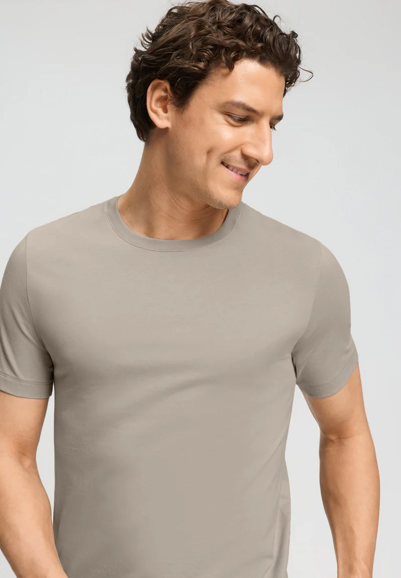 Living Shirts S/SLV Shirt | wooly beige 075050-072848