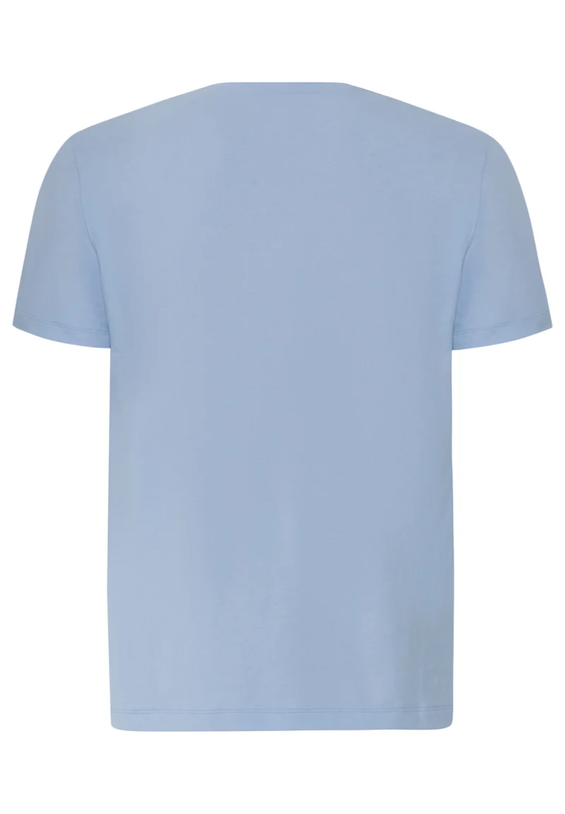 Living Shirts S/SLV Shirt | cashmere blue 075050-072587