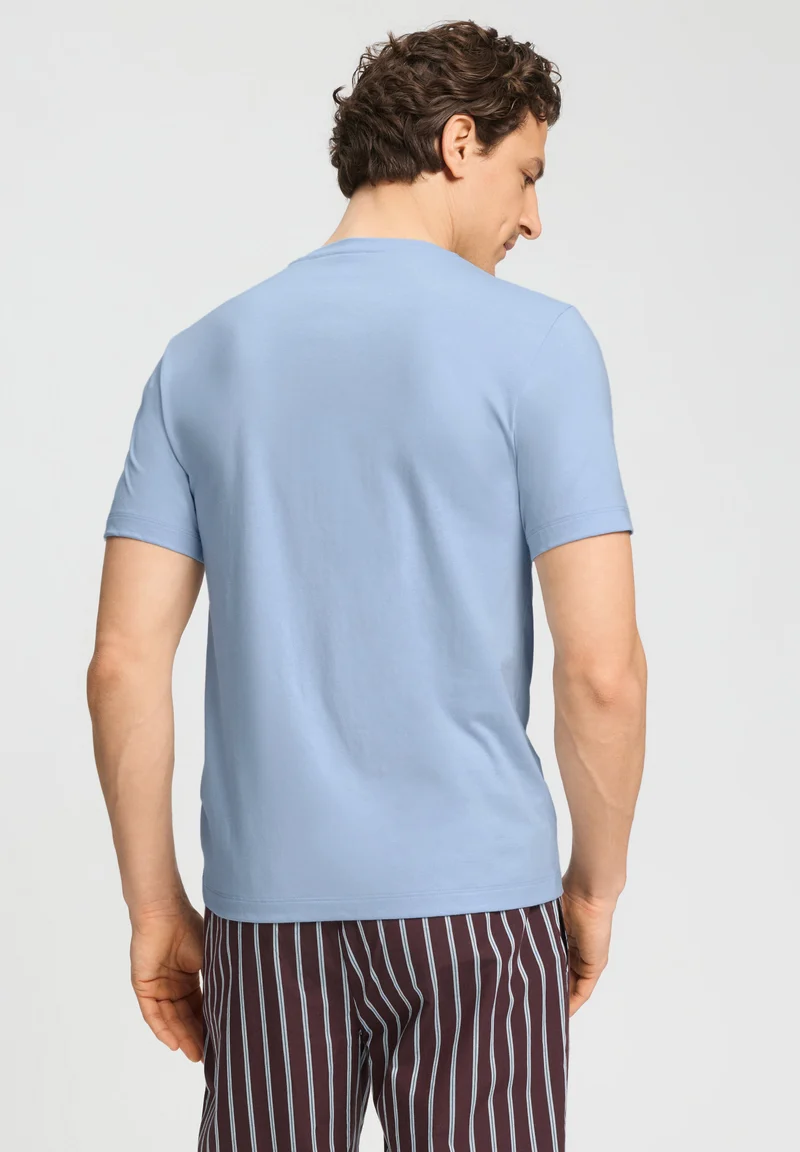 Living Shirts S/SLV Shirt | cashmere blue 075050-072587