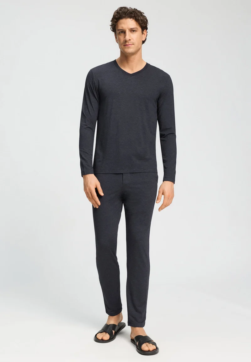 Casuals Long Pants | charcoal melange 075040-073132