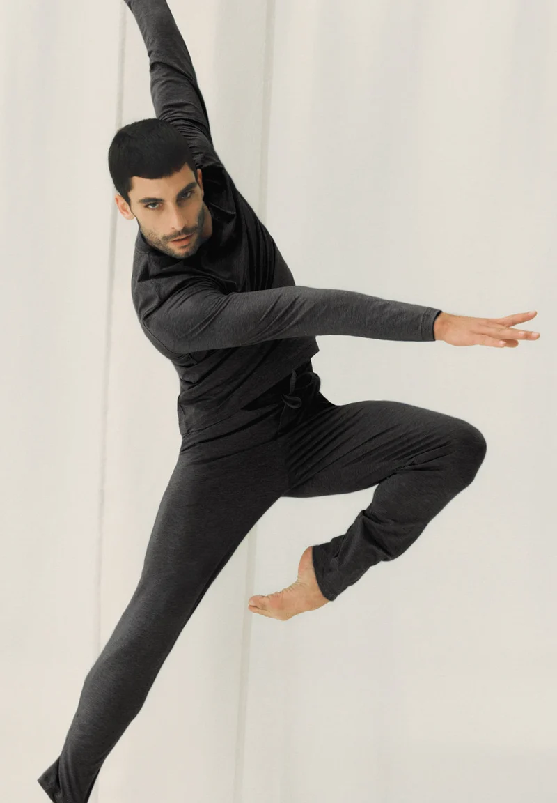 Casuals Long Pants | charcoal melange 075040-073132