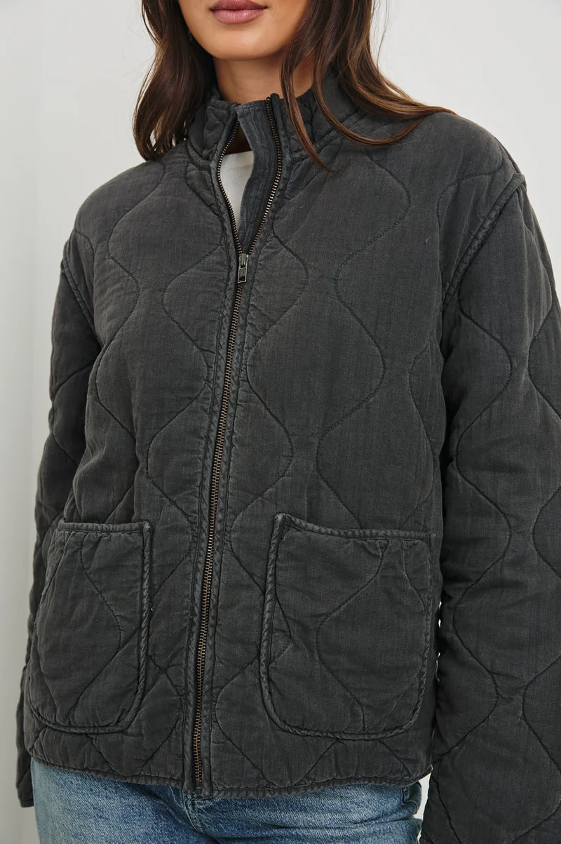 Denver Jacket Faded Black