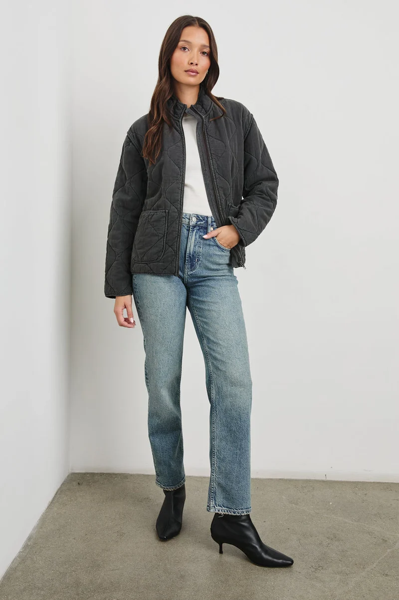 Denver Jacket Faded Black
