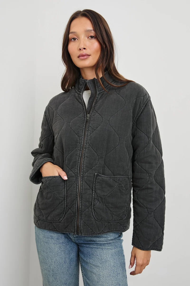 Denver Jacket Faded Black