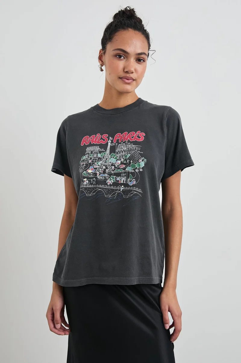 Boyfriend Tee Paris Map