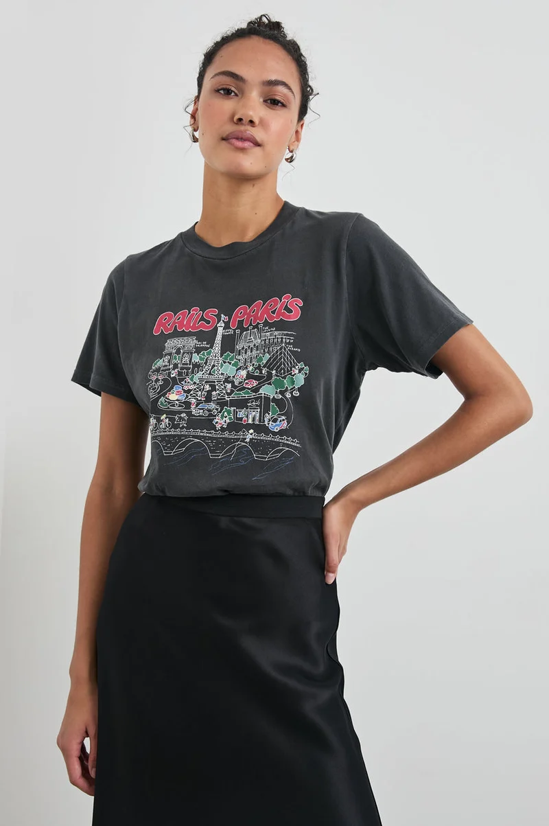 Boyfriend Tee Paris Map