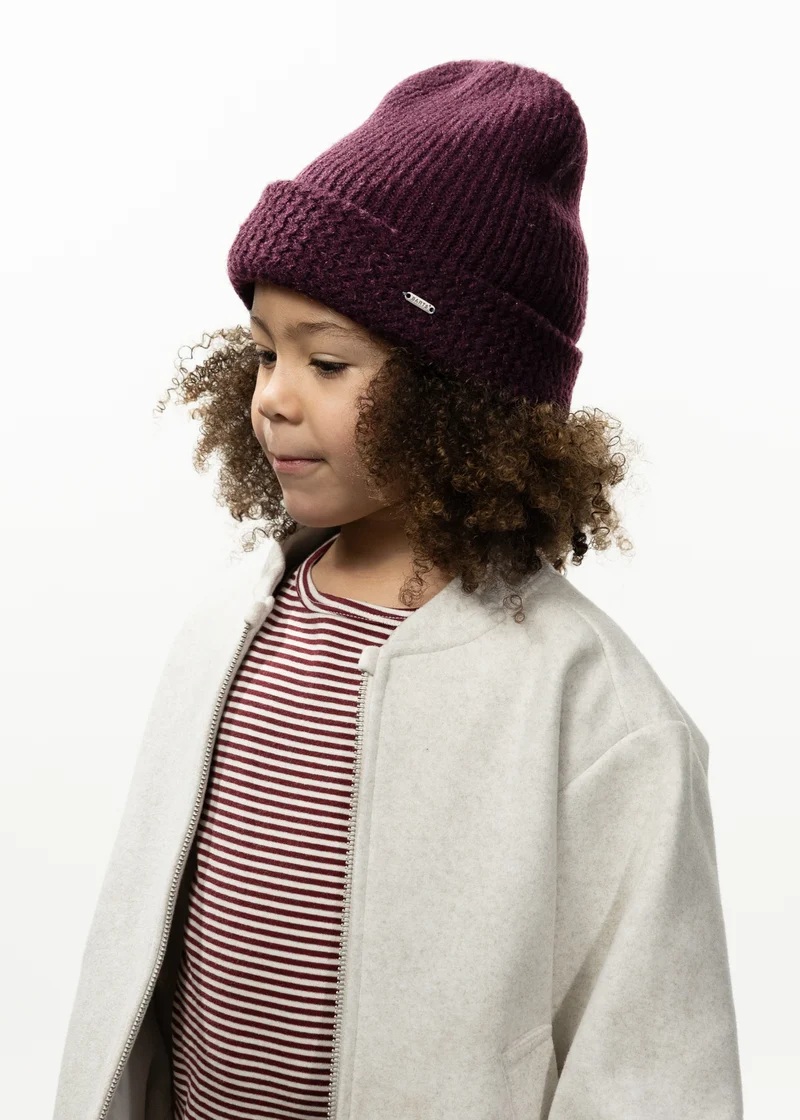 Shae Beanie, aubergine