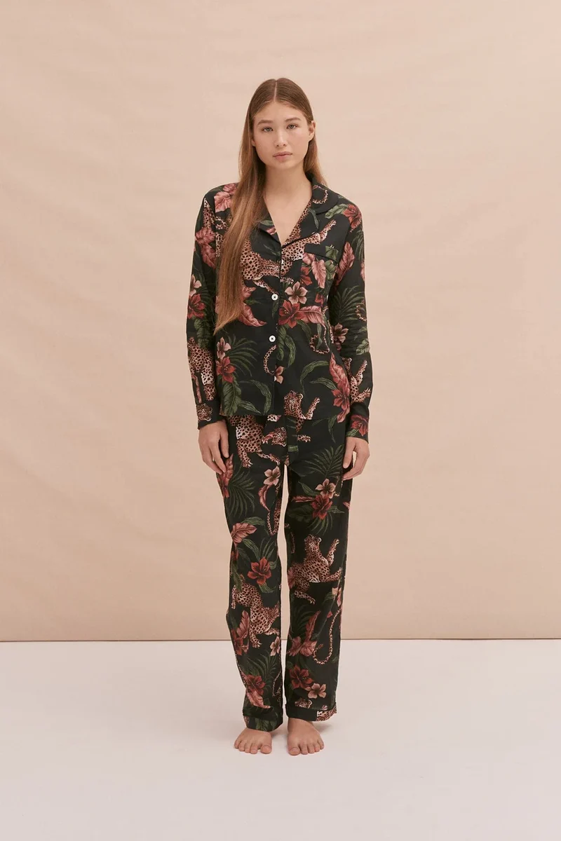 Long Pyjama Set Navy