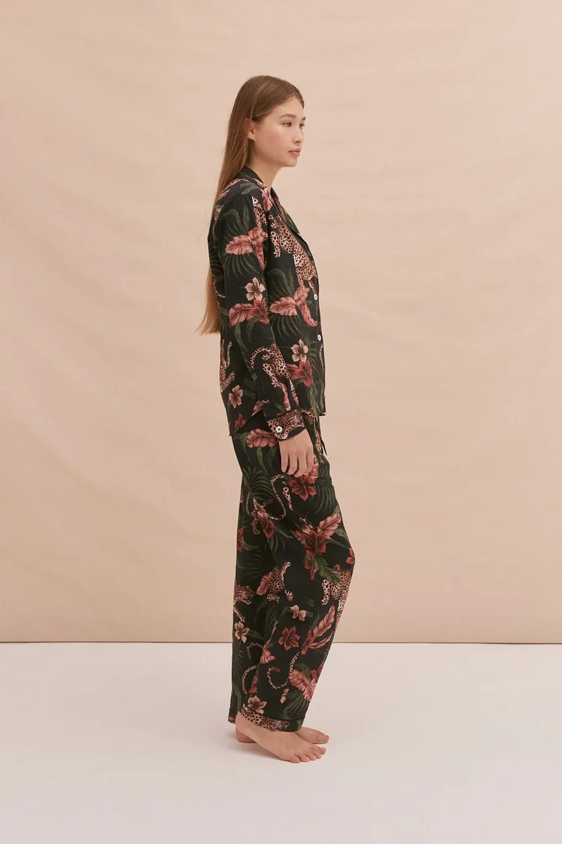 Long Pyjama Set Navy