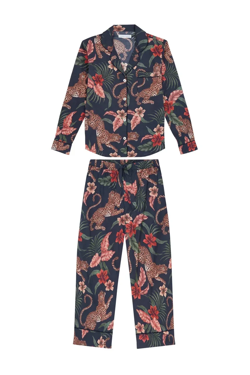 Long Pyjama Set Navy