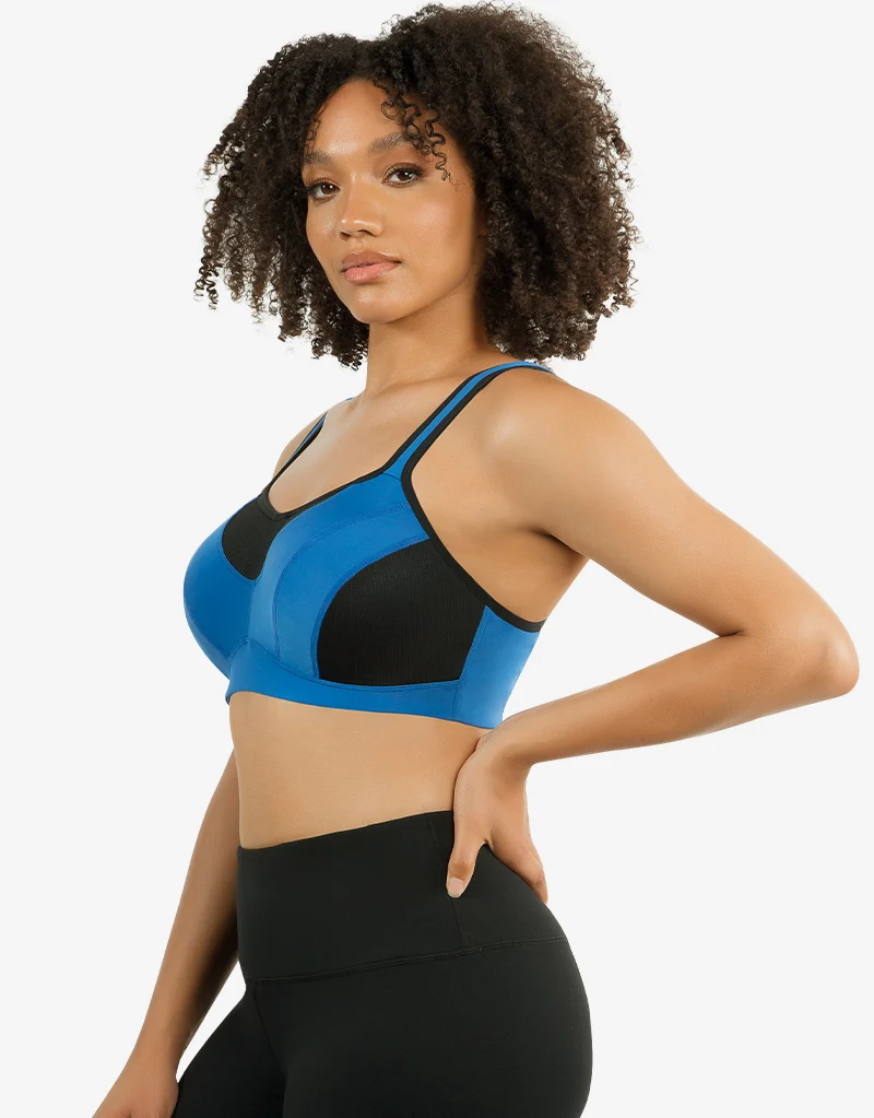 Parfait Active Dynamic Sports Bra Nautical Blue