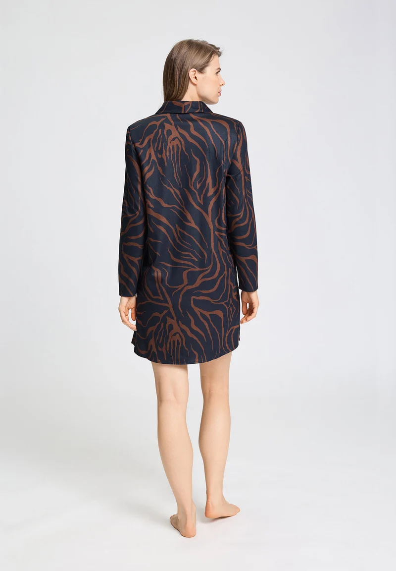Loungy Nights L/SLV Nightdress 90cm | navy wildness 074970-073154