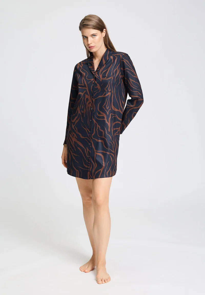 Loungy Nights L/SLV Nightdress 90cm | navy wildness 074970-073154
