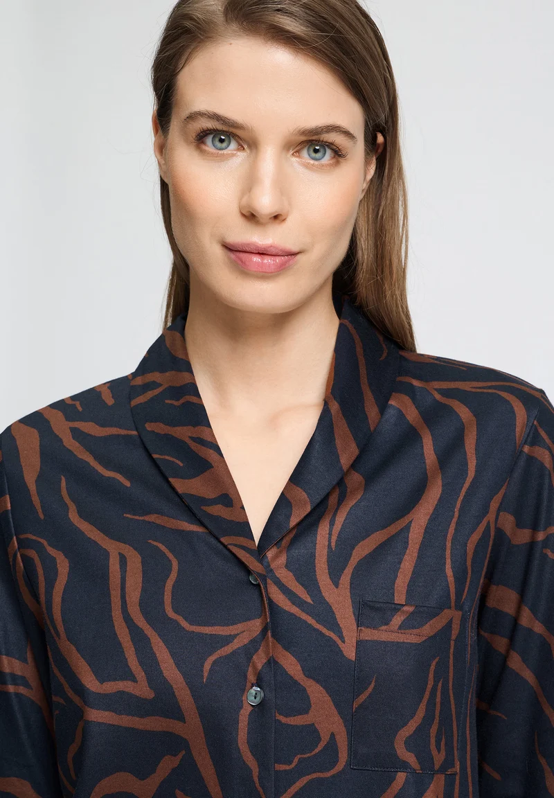 Loungy Nights L/SLV Nightdress 90cm | navy wildness 074970-073154