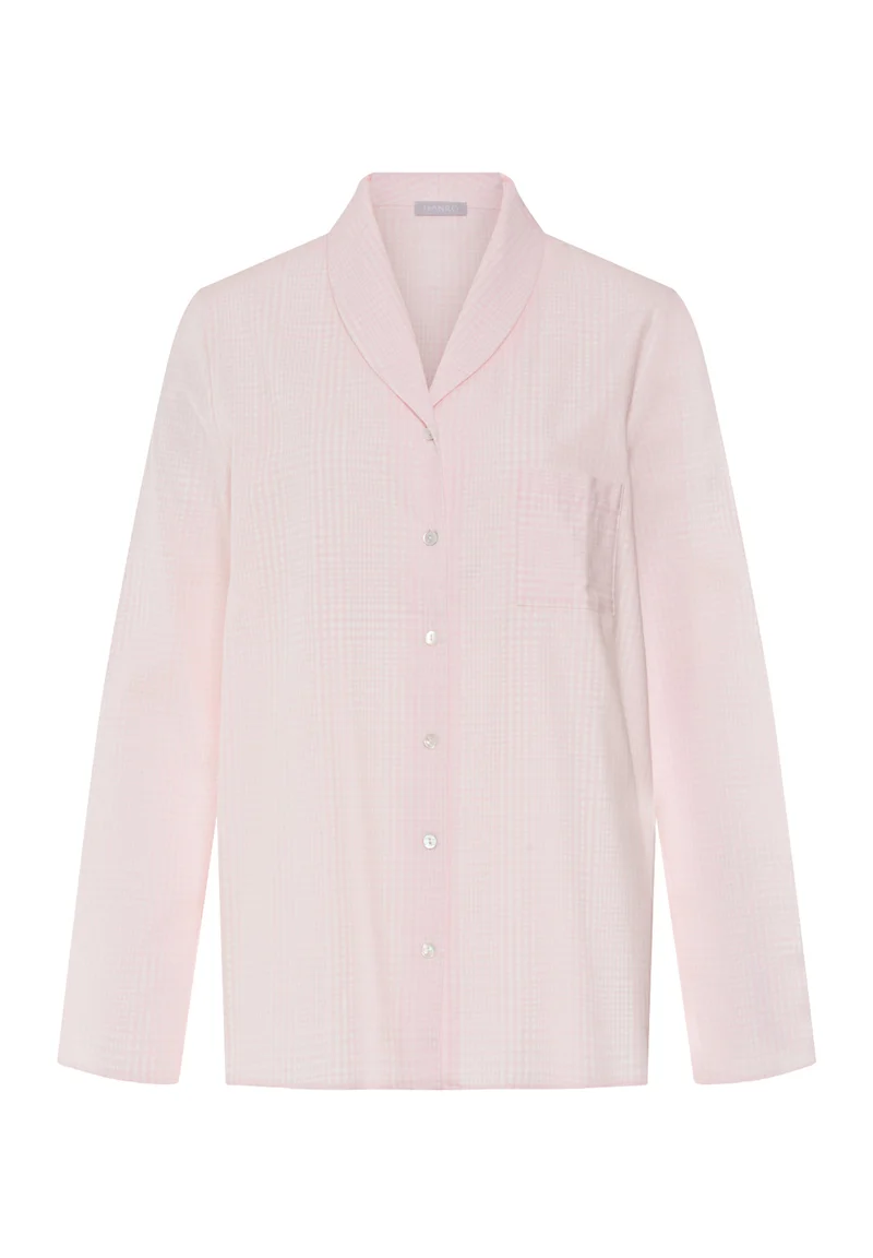 Loungy Nights L/SLV Shirt | rose check 074967-073158