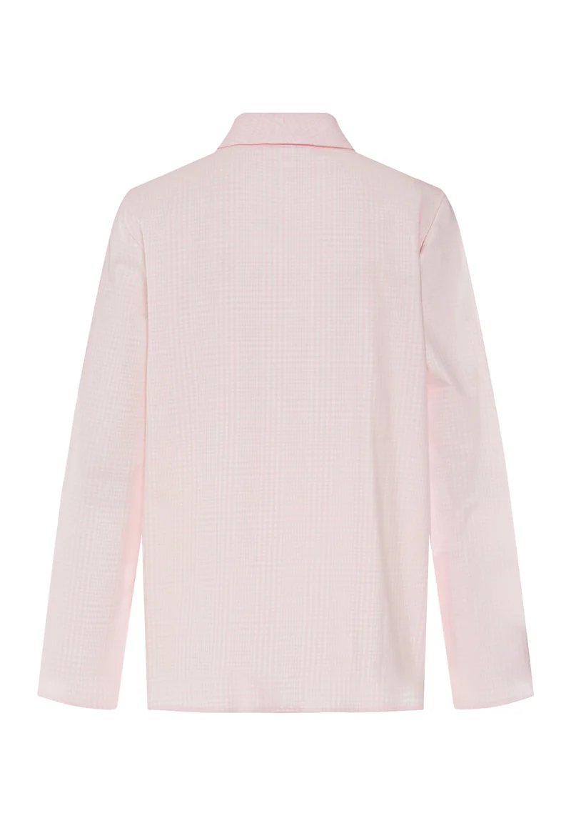 Loungy Nights L/SLV Shirt | rose check 074967-073158