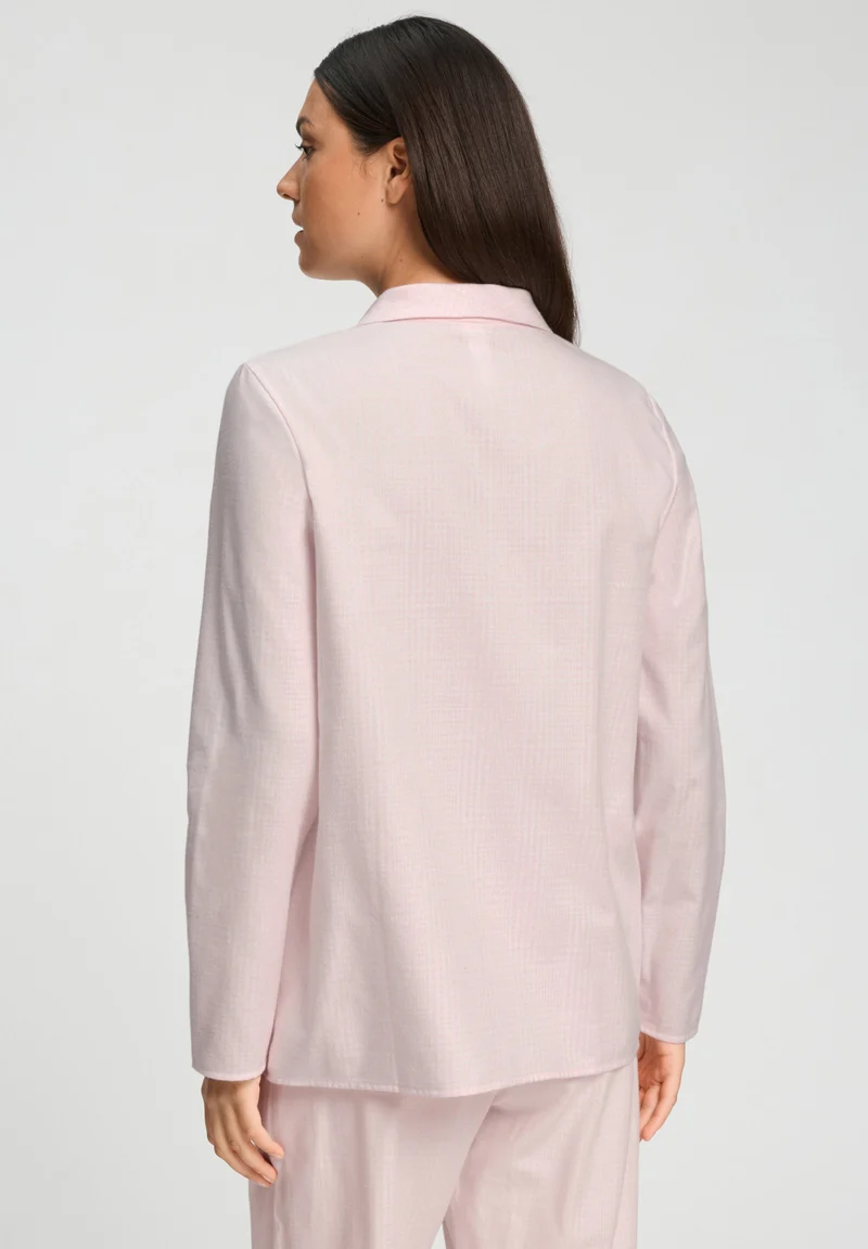 Loungy Nights L/SLV Shirt | rose check 074967-073158