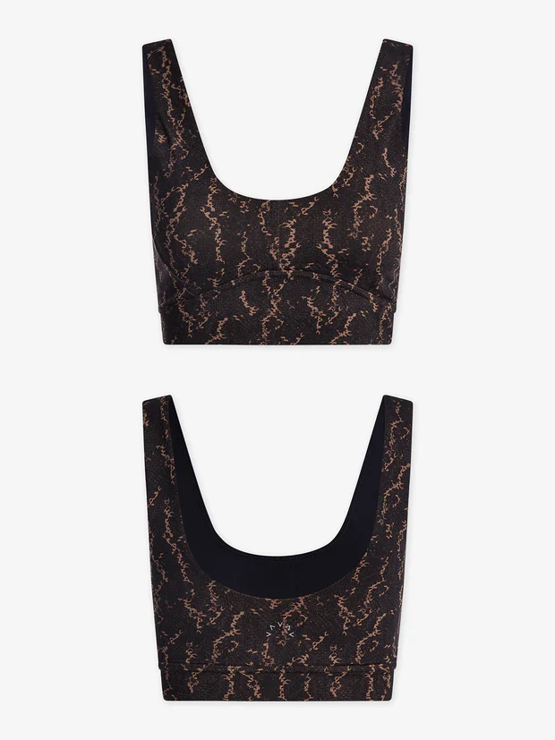 Form Elsie Bra Carob Snake