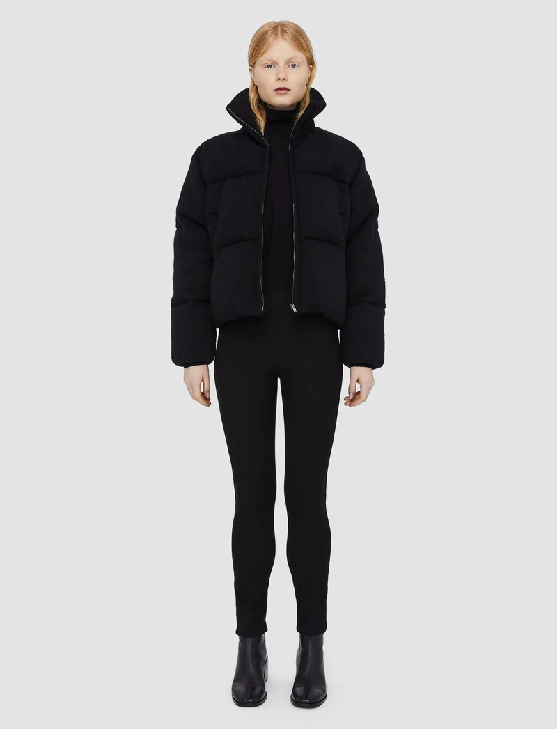 Gabardine Stretch Leggings Black