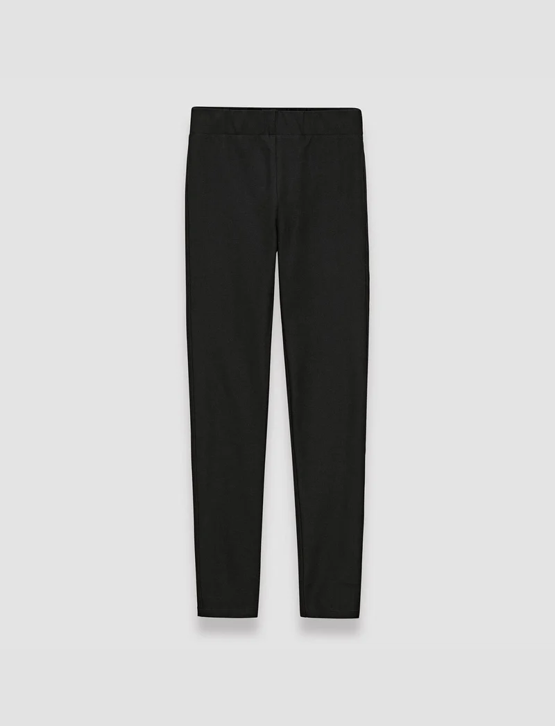 Gabardine Stretch Leggings Black