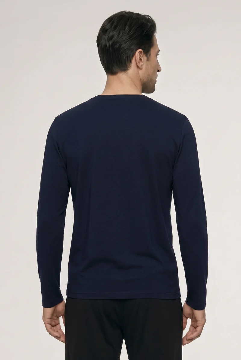 Living Shirts L/SLV Shirt | deep navy 075053-071610