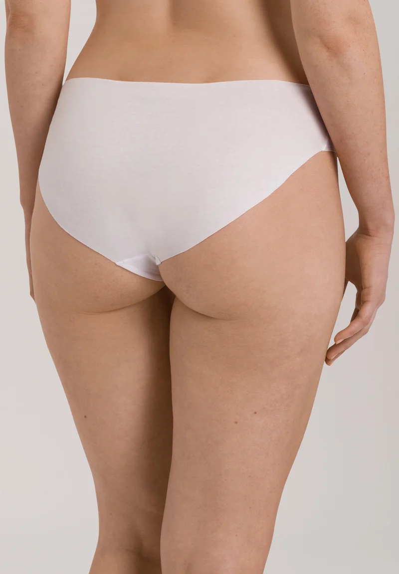 Invisible Cotton Midi Briefs | white 079152-070101