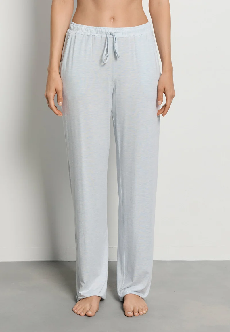 Natural Elegance Long Pants | watery blue melange 074953-073081