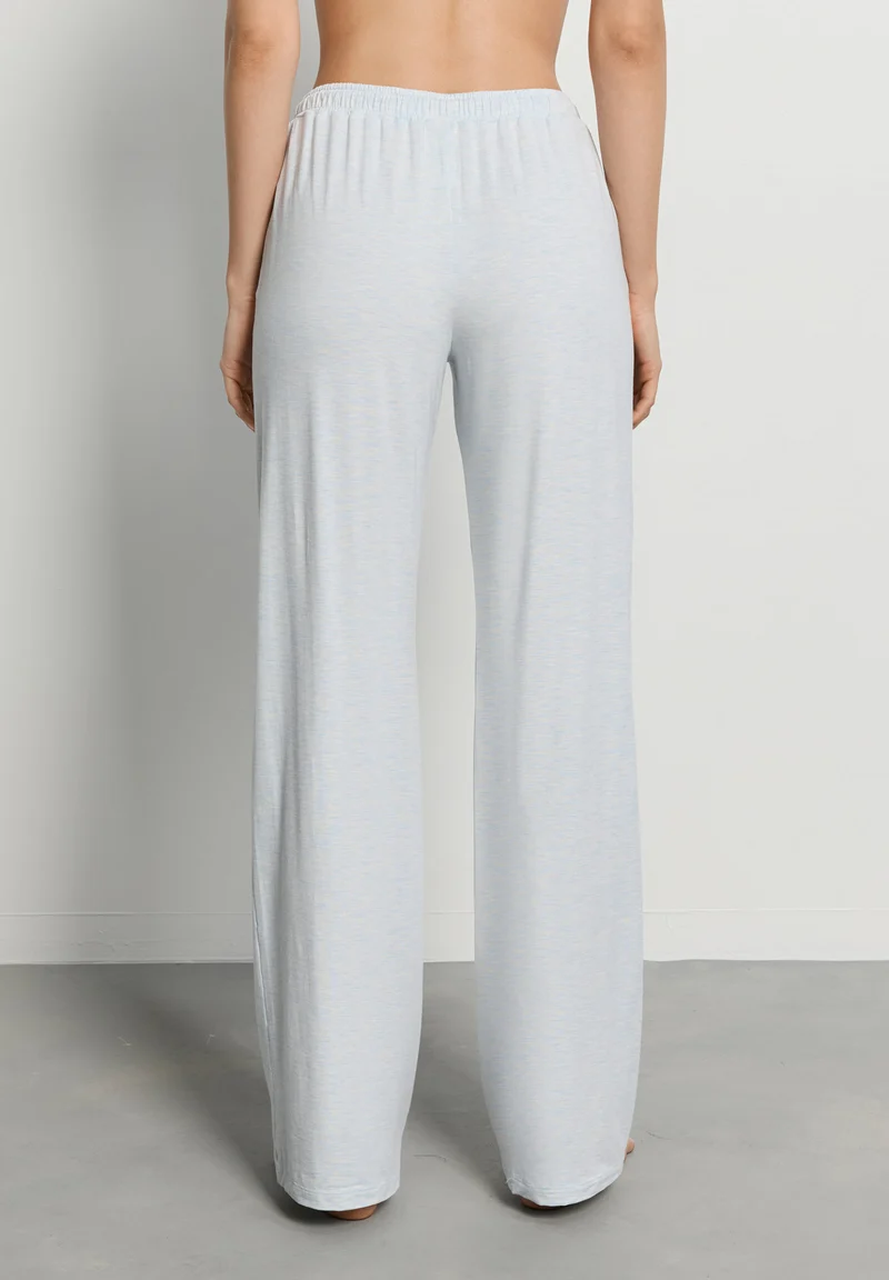 Natural Elegance Long Pants | watery blue melange 074953-073081