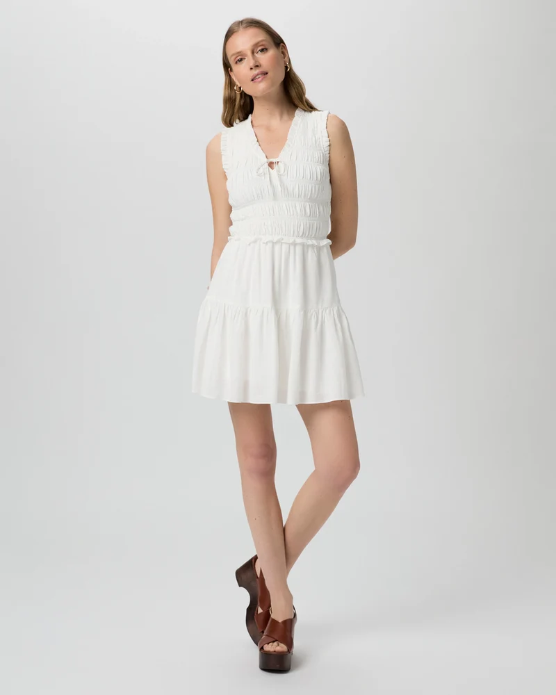 Fraise Dress White