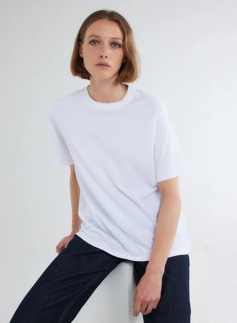 Deluxe Cotton Tee White