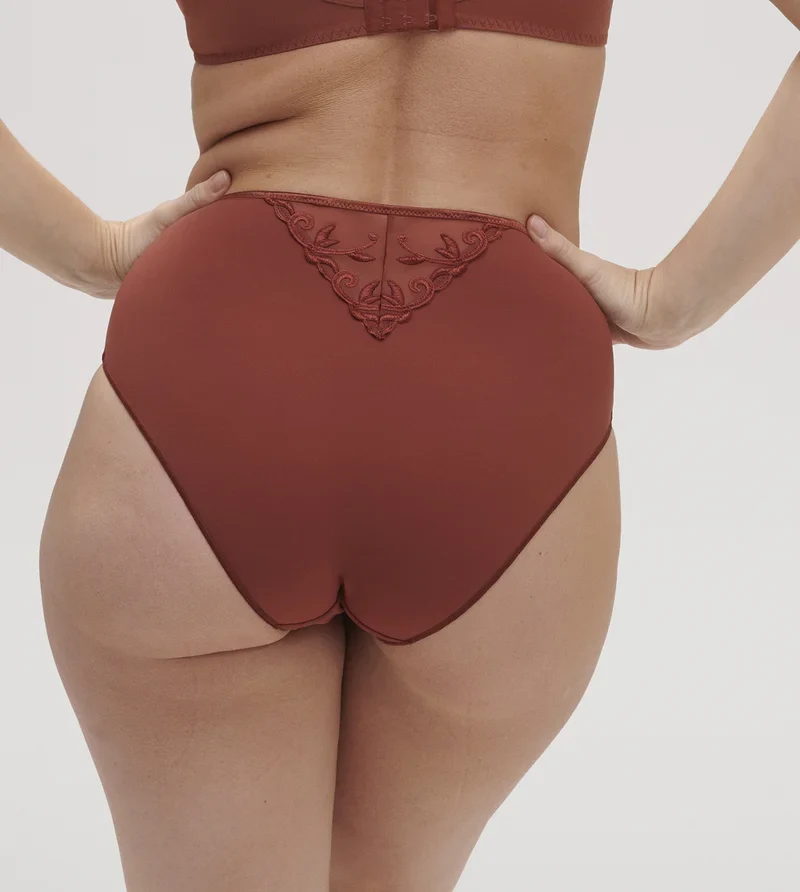 Simone Perele - Andora High Waist Brief Panty Canyon Brown