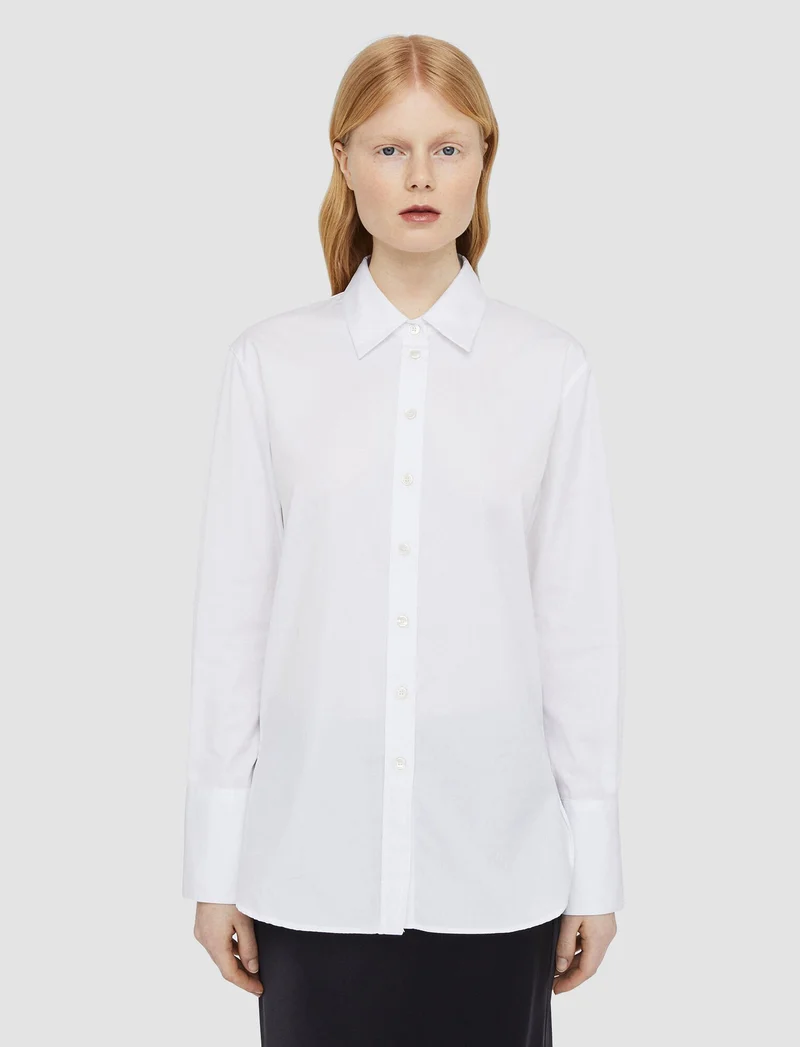 Joe Blouse Poplin White