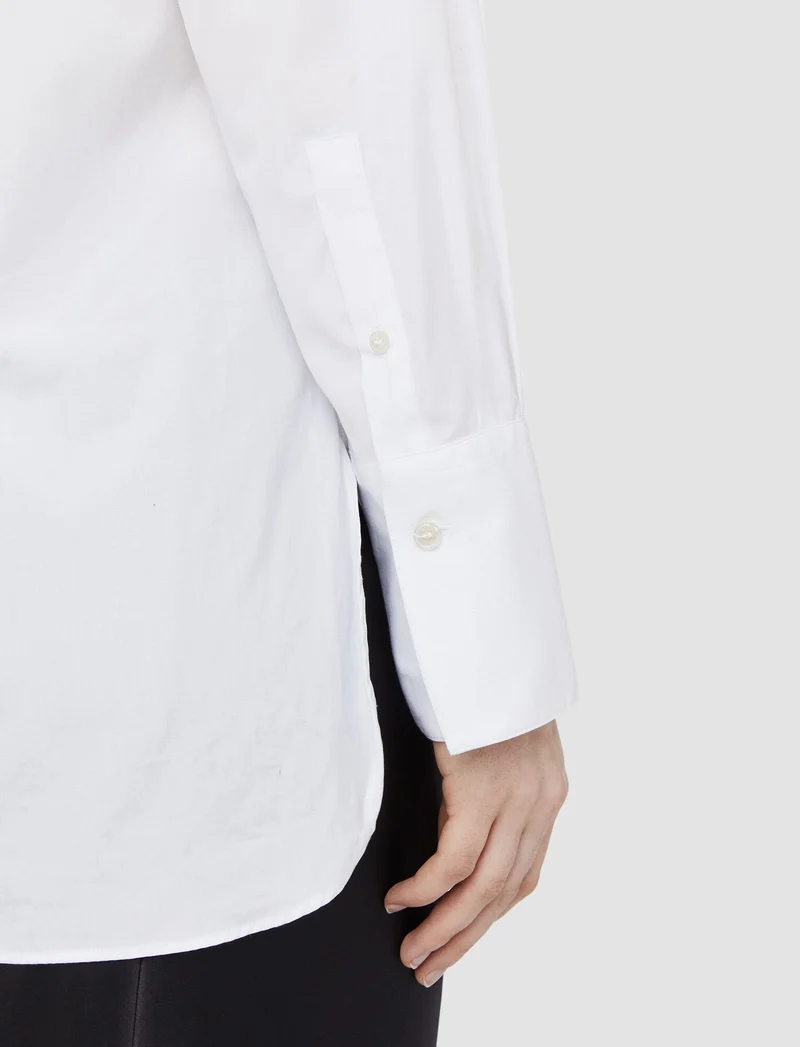 Joe Blouse Poplin White