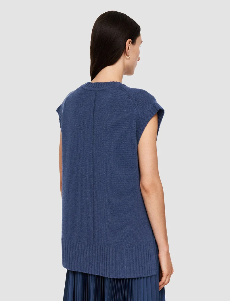Open Cashmere Vest Harbour